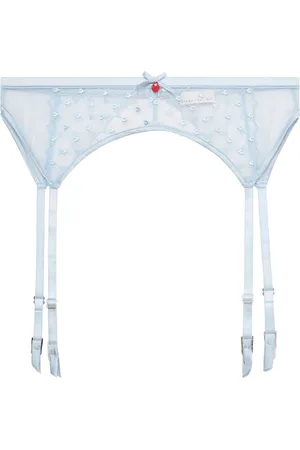 FLEUR DU MAL Love Lock Garter belt
