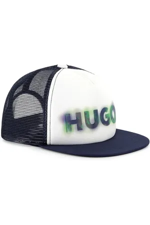HUGO BOSS Logo-print trucker hat