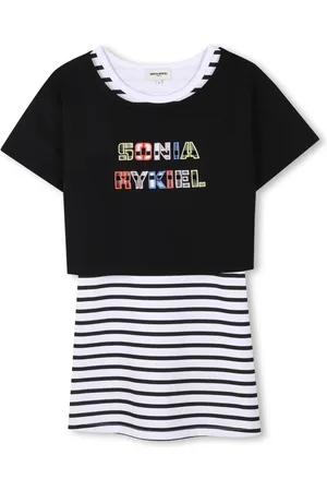 Sonia Rykiel Enfant Stripe-pattern mini dress