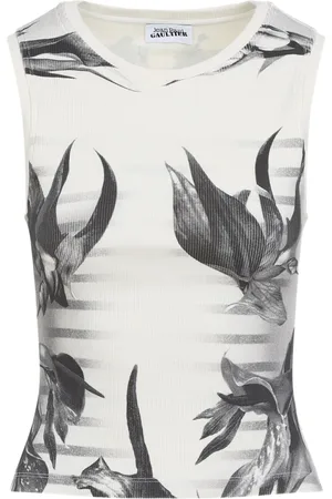 Jean Paul Gaultier Floral-print top