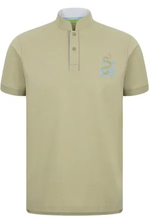 SHANGHAI TANG Dragon-embroidered polo shirt
