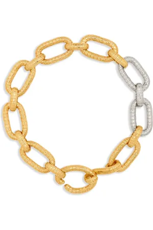 Oscar de la Renta Mosaic O chain-link necklace