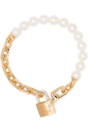 AMBUSH Pearl lock charm bracelet