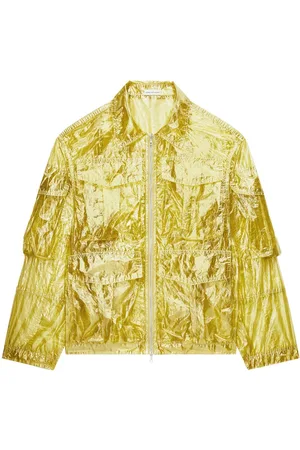 DRIES VAN NOTEN Garment-dyed transparent jacket