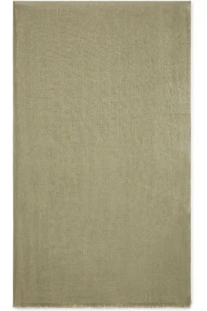 Brunello Cucinelli Translucent fringe-edge scarf