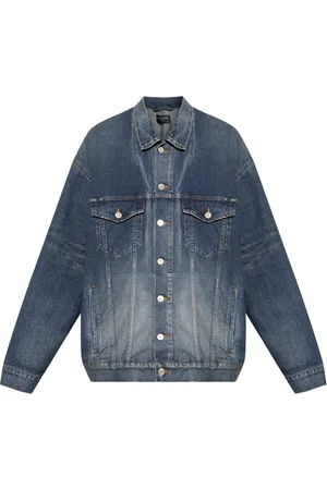 Balenciaga Tape Type-print denim jacket