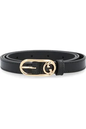 Gucci Interlocking G-buckle leather belt