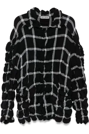 Issey Miyake Prism Check shirt jacket