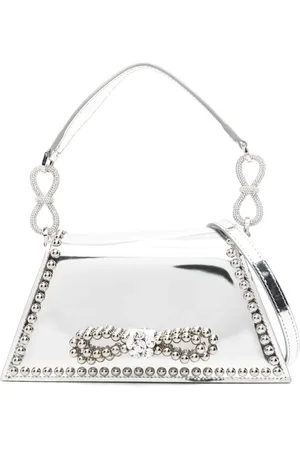 Mach & Mach Double Bow Samantha tote bag