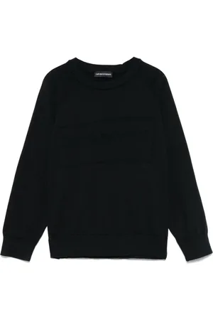 Emporio Armani Logo-jacquard sweater