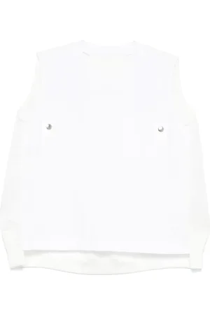 SACAI Panelled tank top