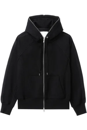 3.1 Phillip Lim Panelled zip-up hoodie