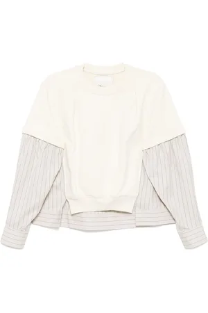 3.1 Phillip Lim Patchwork knitted top