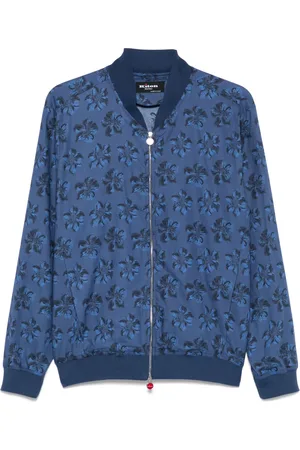 Kiton Floral-print bomber jacket