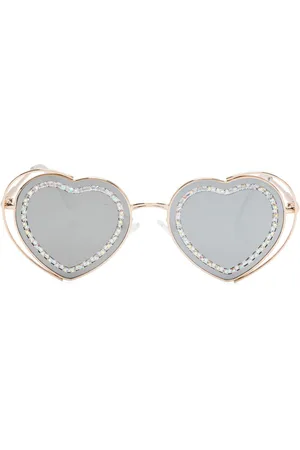 MONNALISA Heart-frame sunglasses