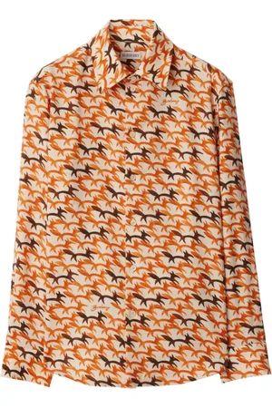 Burberry Fox-print wool shirt