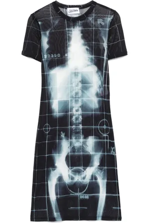 Jean Paul Gaultier Squeletor mini dress