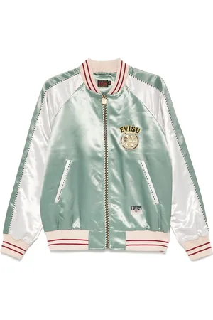 Evisu Embroidered bomber jacket