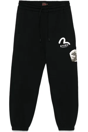 Evisu Logo-print track trousers