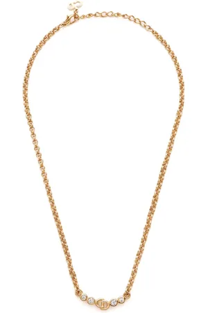 Dior 2000s CD-pendant necklace