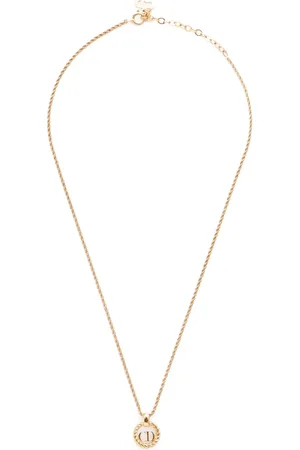 Dior 2000s CD-pendant necklace