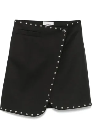 COPERNI Studded wrap mini skirt
