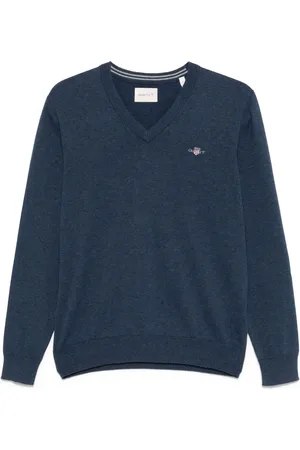 GANT Cotton V-neck sweater