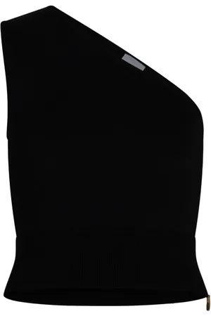Patou One-shoulder knitted top