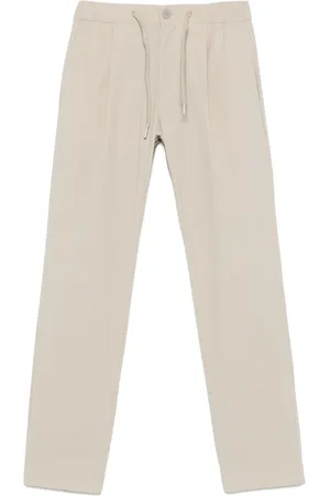 HERNO Pleated tapered trousers