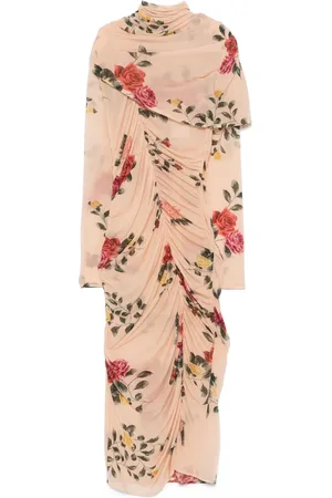 MAGDA BUTRYM Floral-print midi dress