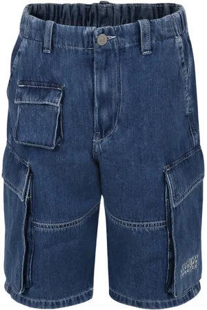 Maison Margiela Numbers-embroidered shorts