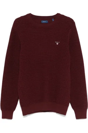 GANT Textured cotton sweater