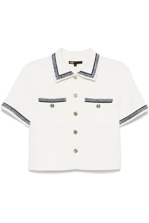 Maje Stripe-trim top