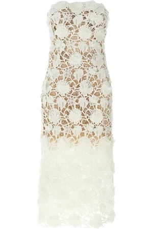 ERMANNO SCERVINO Macramé lace dress