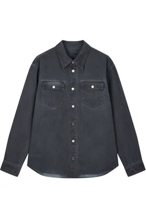 Studio Tomboy Washed-effect denim jacket