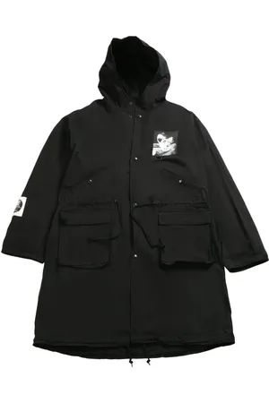 UNDERCOVER Graphic-print parka coat