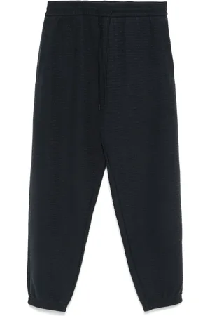 Emporio Armani Logo-jacquard track pants