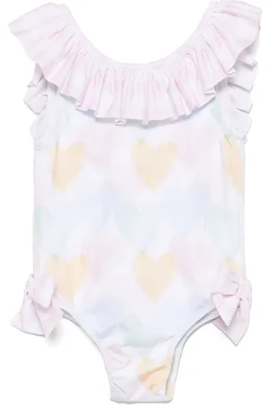 PATACHOU Heart-print swimsuit