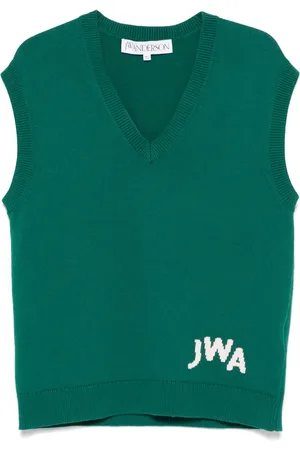 J.W.Anderson Logo-intarsia vest