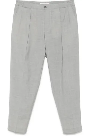 BRIGLIA Portobellos tapered-leg trousers