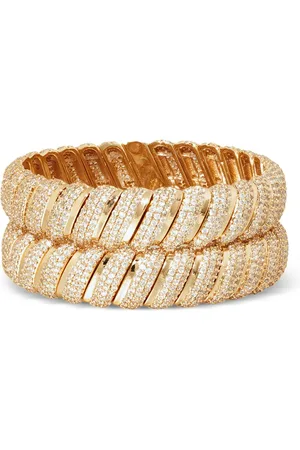 Roxanne Assoulin The Pavé Large Cobra bracelets