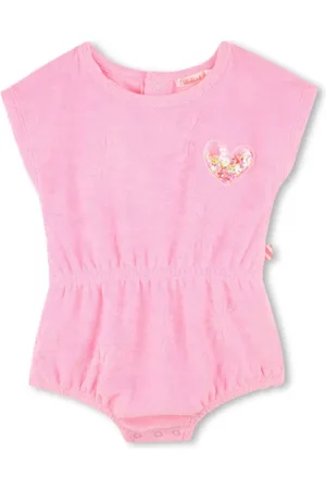 Billieblush Heart-patch romper
