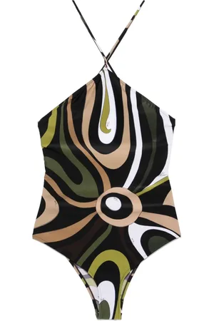 Puccini Marmo-print swimsuit