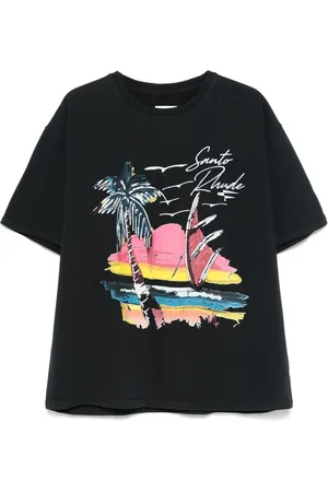 Rhude Beach-print T-shirt