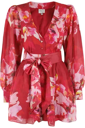 HEMANT AND NANDITA Floral mini dress