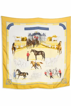 Hermès 1989 x Hubert de Watrigant scarf