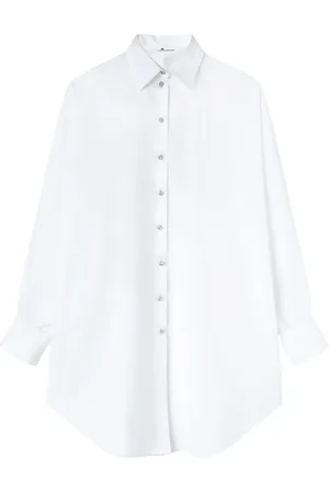 ERMANNO SCERVINO Jewelled-buttons poplin shirt
