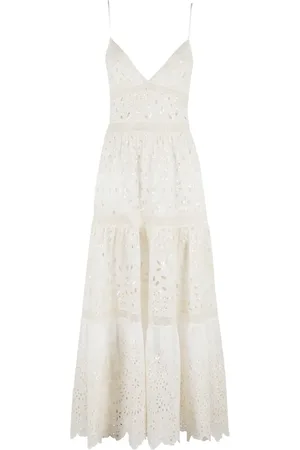 Ermanno Firenze Broderie anglaise maxi dress