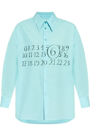 Maison Margiela Numbers-motif shirt