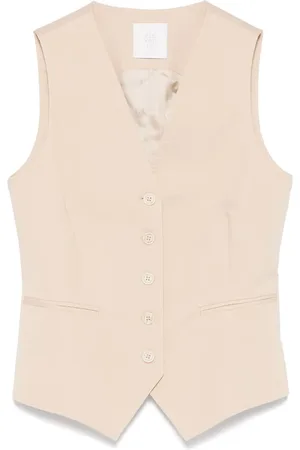 ELEVENTY Gabardine waistcoat